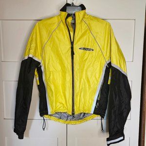 Burley Jacket Womens Small Yellow Black Full Zip Cycling